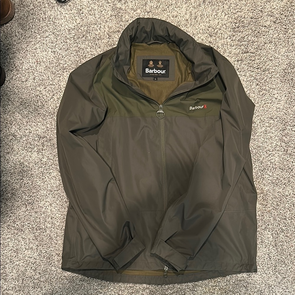 Barbour Olive Raincoat